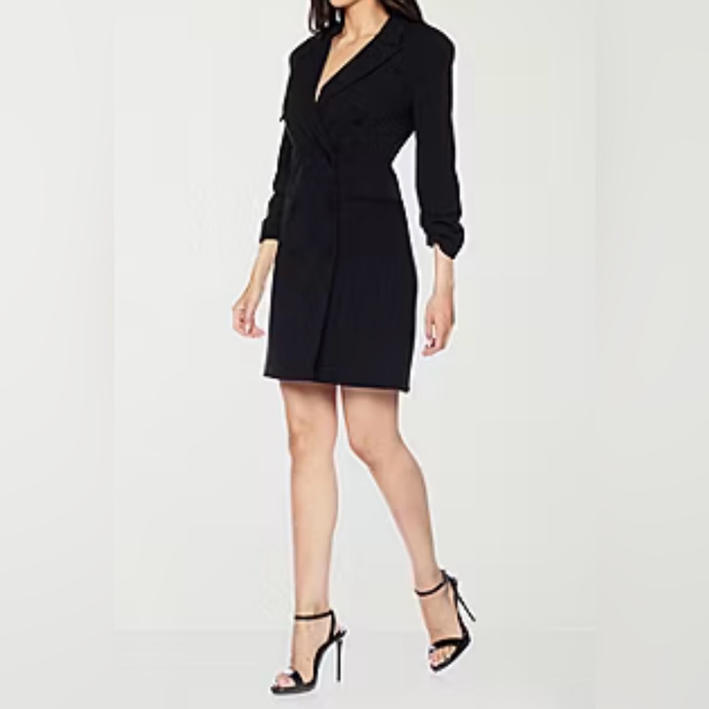 Premier Amour Womens Long Sleeve Sheath Dress- size14
